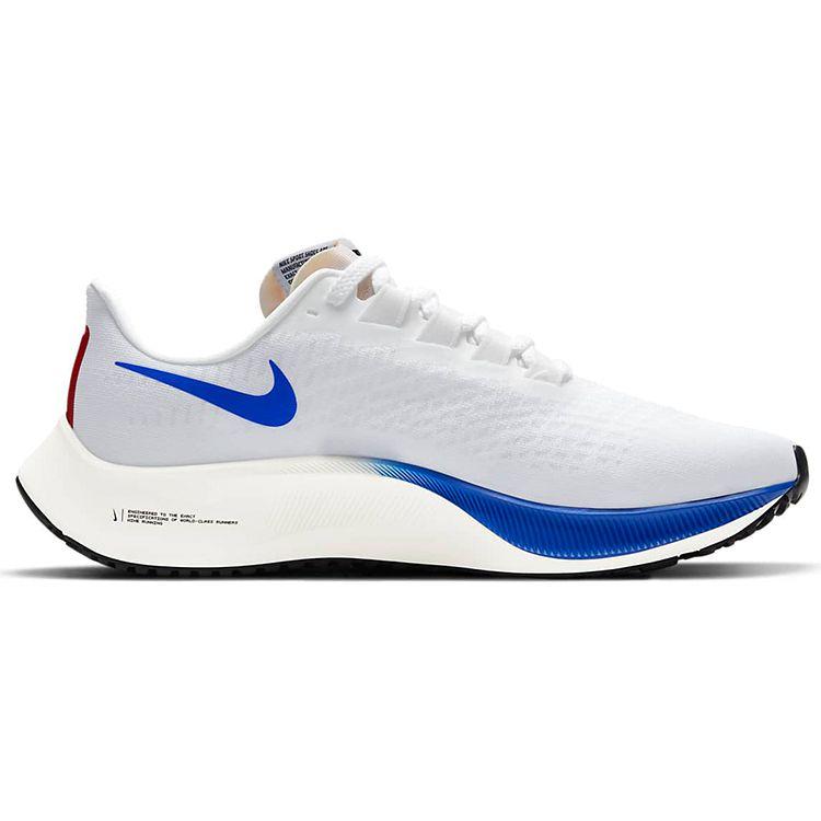 Nike Мужские кроссовки Air Zoom Pegasus 37 Premium White Game Royal Gym-Red Sail CQ9908-100