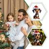 2d Acrylic Cartoon Dog Christmas Tree Pendant Modern Home Decoration Rearview Mirror Backpack Pendant Hanging Ornaments