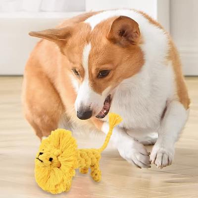 Веревочная игрушка для собак в форме животного, чтобы занять собак, игрушка для жевания щенков в виде моркови, игрушка для перетягивания каната для маленьких и средних собак, для игр в помещении и на улице