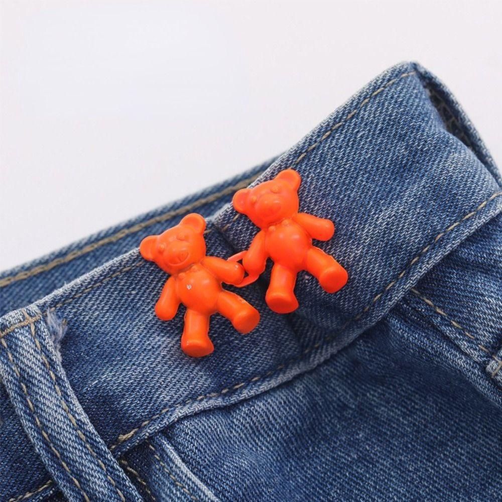 Металлические 2 шт., утягивающие талию, юбка, брюки, джинсы, съемные аксессуары для одежды, пуговица на талии, пряжка на талии, зажим для затягивания талии