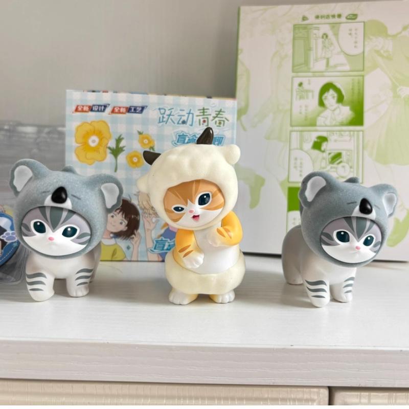 Оригинальная серия Miniso Mofusand Party Surprise Подарок Слепой бокс Плюшевая кукла Пушистая серия Party Аниме Милый кот Подарок на день рождения