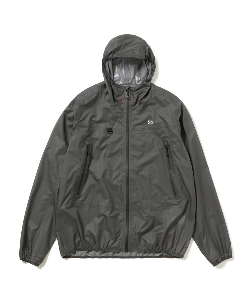 Snow Peak Backcountry Shell Outer Jacket for Men and Size L EP-JK-26SU003 Women, CHARCOAL,
