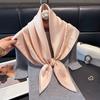 90 Minimalist Silk Scarves Women'S High-End Spring Summer Versatile Sports Style Scarf Tie Scarf