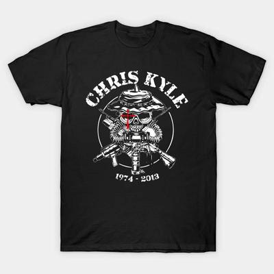 Футболка Naval SEALs Sniper Chris Kyle, новая, 100% хлопок, с круглым вырезом, летняя, с коротким рукавом, повседневная мужская футболка, размер S-3XL