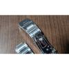 Б/у Оригинальный серебристый браслет-ремешок для часов SEIKO из нержавеющей стали Flight Master SNA411P1/413P1