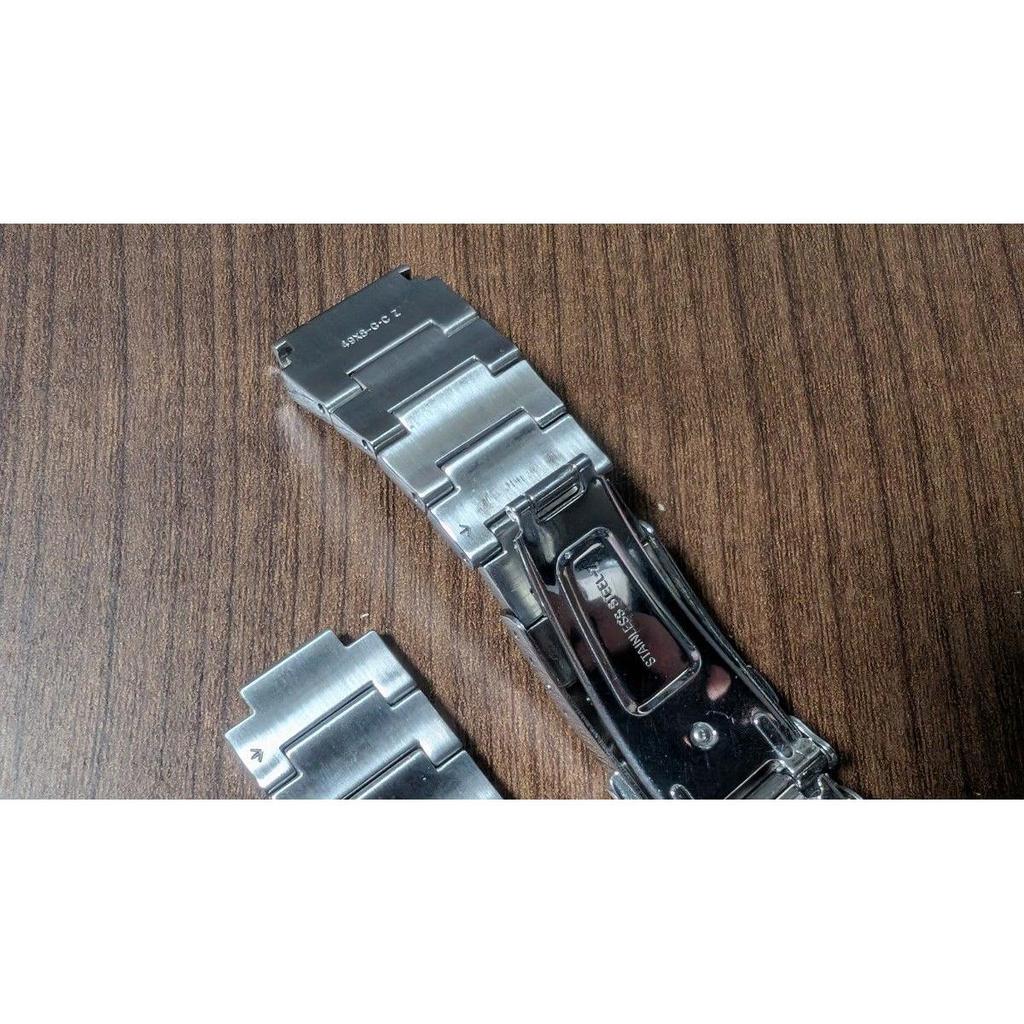 Б/у Оригинальный серебристый браслет-ремешок для часов SEIKO из нержавеющей стали Flight Master SNA411P1/413P1