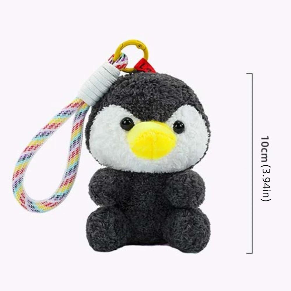 Bag Charms Dinosaur Plush Pendant Metal Ring Decoration Elephant Plush Doll Cute Jewelry Gift Panda Plush Key Ring Backpack