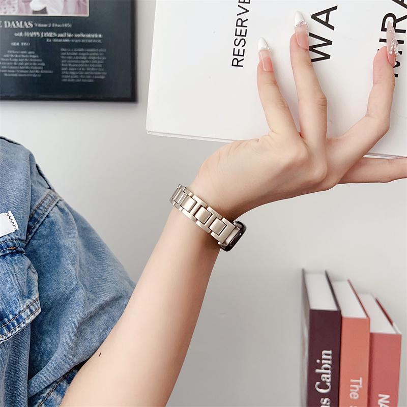 For Xiaomi Mi Band 9 Bracelet Stainless Steel Metal Strap Miband 8 Replaceable Band