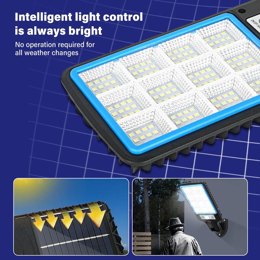 Solar Outdoor Lights 1-4PCS - Waterproof Motion Sensor LED Wall Lamp, Security Lighting for Garden Street Yard Easy Installation
