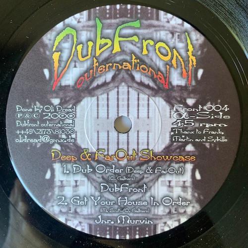 10inch Record DUBFRONT - Deep & FarOut Showcase FRONT004 Dubfront Outern 2000 Germany Dance & Electronica Used