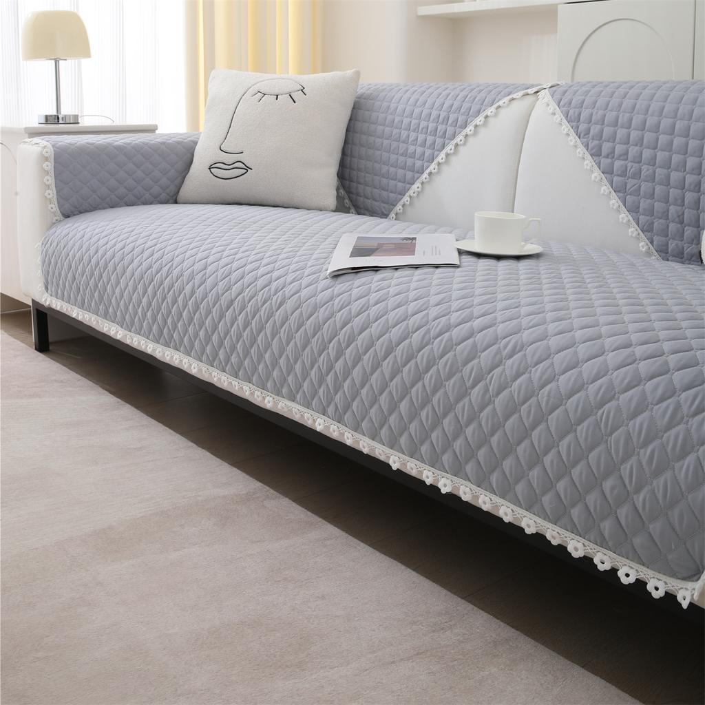 Quilted Sofa Cover Dogs Pets Kid Anti-Slip Couch Covers Anti-wear Slipcovers Furniture Protector Seat Cover