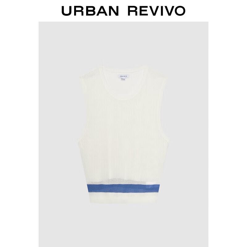 Мужской вязаный топ без рукавов в стиле колор-блок от UR