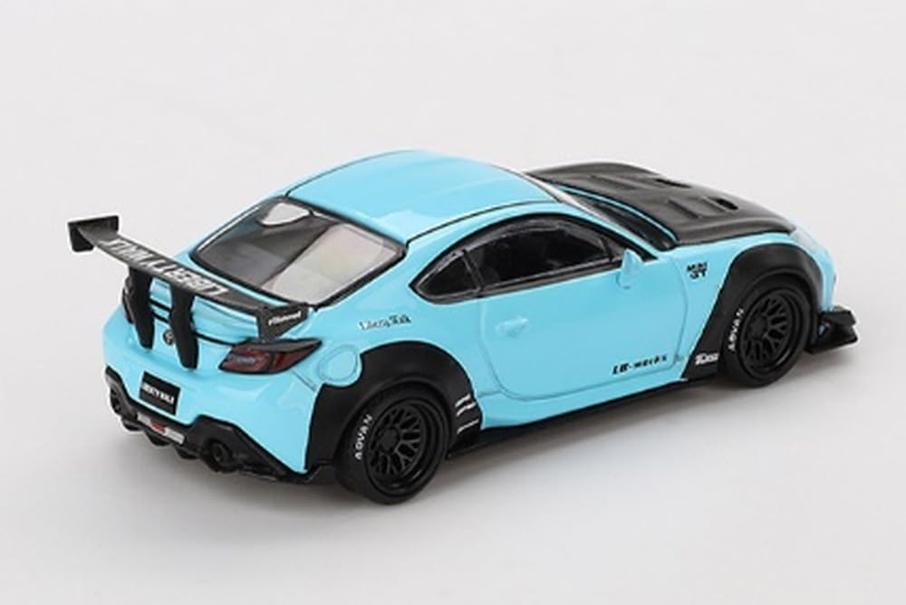 MINI GT Scale Toyota GR86 Baby Blue Finished Model 1/64 LBNation (Left-Hand Drive) MGT00873-BL
