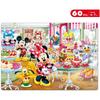 Tenyo Disney Mickey Mouse Child Puzzle Set 40, 60, 80 Pieces Antibacterial Coating Storage Cover for Kids 3 Years and Up