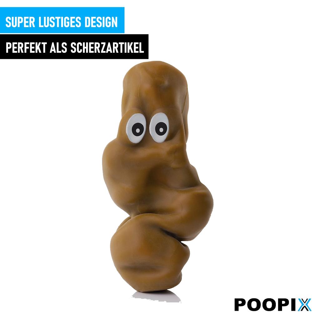 POOPIX Приколы Смешная игрушка Сжимать Мять Антистресс Мячик Какашка