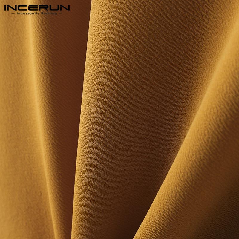 INCERUN Men Turtleneck Solid Color Casual Sleeveless Tank Tops