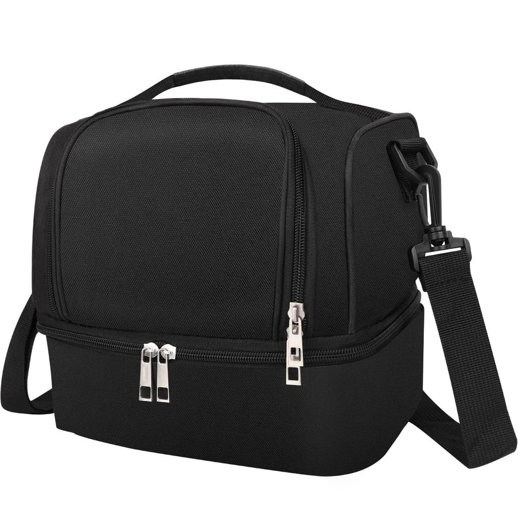 Large Capacity Lunch Box Lunch Bag Leakproof  Lunch Tote Bags with Adjustable Shoulder Strap for Office Work Picnic Travel