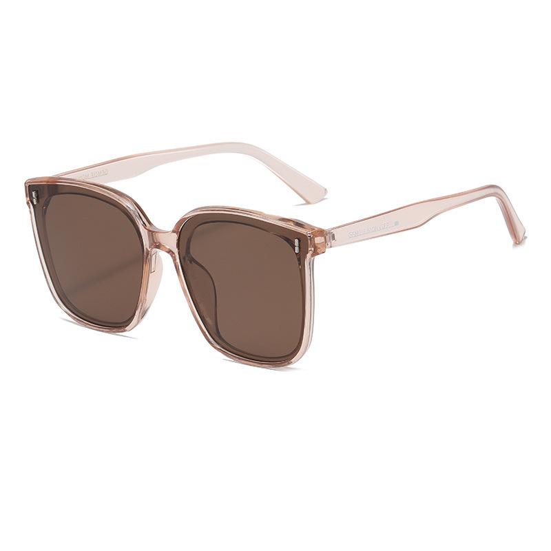 New sunglasses women fashion personality large frame sunglasses men polarized Internet celebrity personality hipster street shot glasses