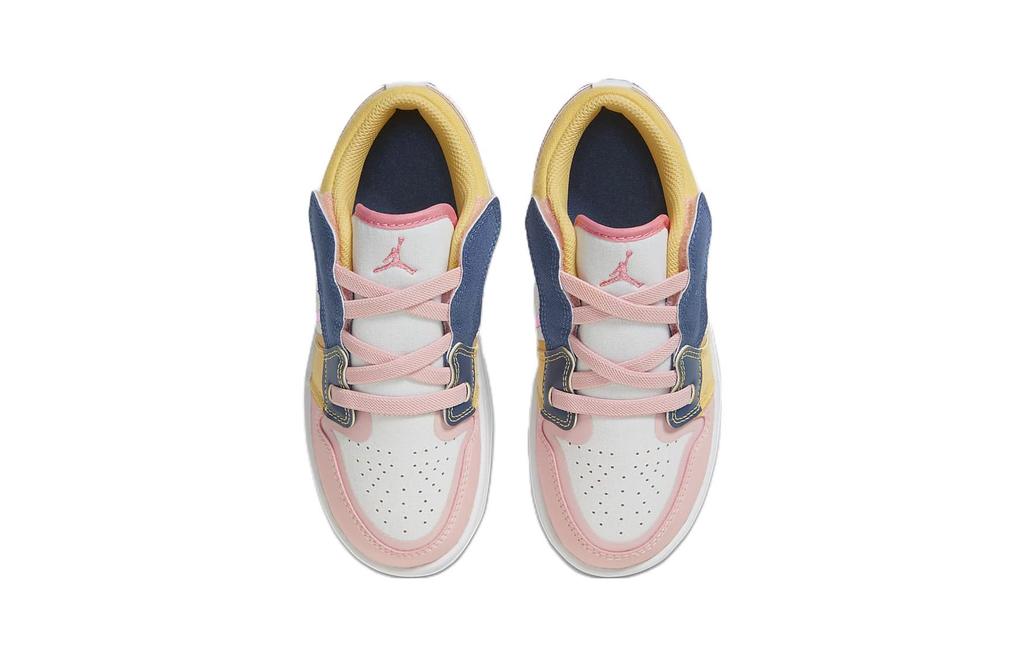 Jordan 1 Low ALT SE White French Blue Topaz Gold Coral Chalk (PS)