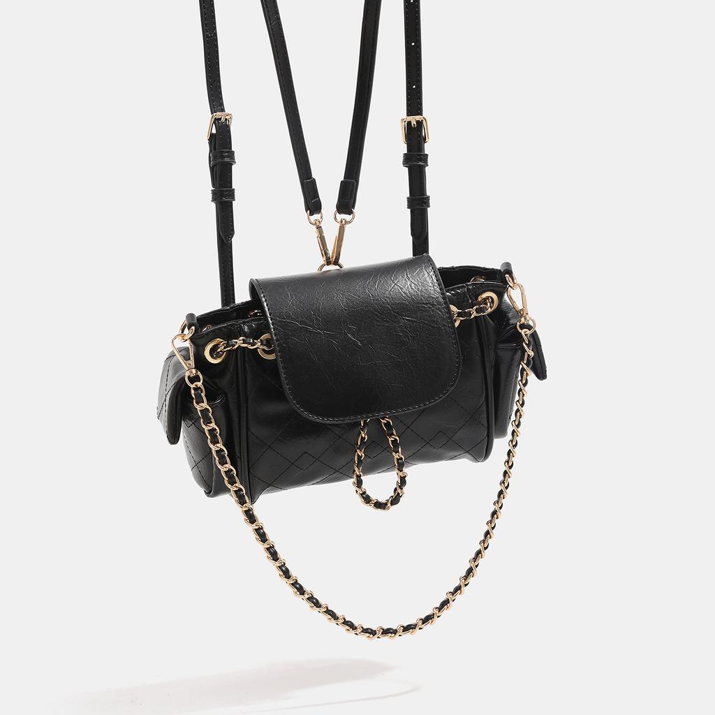 Простая и повседневная одноплечевая сумка, нишевое качество, в корейском стиле, стильная и модная маленькая квадратная сумочка