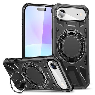 Чехол для телефона для Iphone Air 17 Pro Max Iphone17 14 16 Plus 15 Pro 13 12 Iphone16 Модный металлический кольцо-подставка Coque