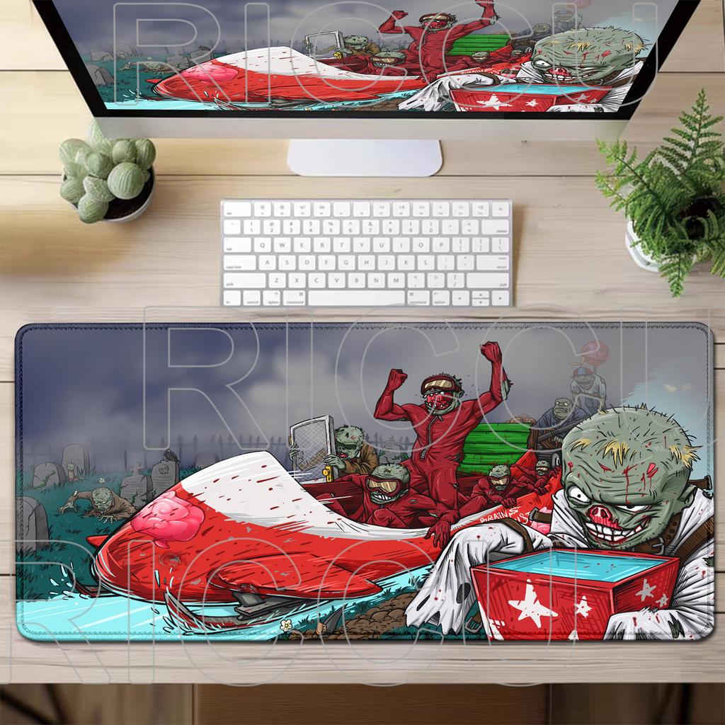 XXL HD Printing PVZ Plants vs. Zombies All Scenes Mouse Pad Large Mousepad Keyboard Laptop Gaming PC Accessories Anime Desk Mat