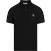 Solid Color Straight Cut Short Sleeve Polo Shirt Men Tops Black K1S1522002-SCS0017-V0029