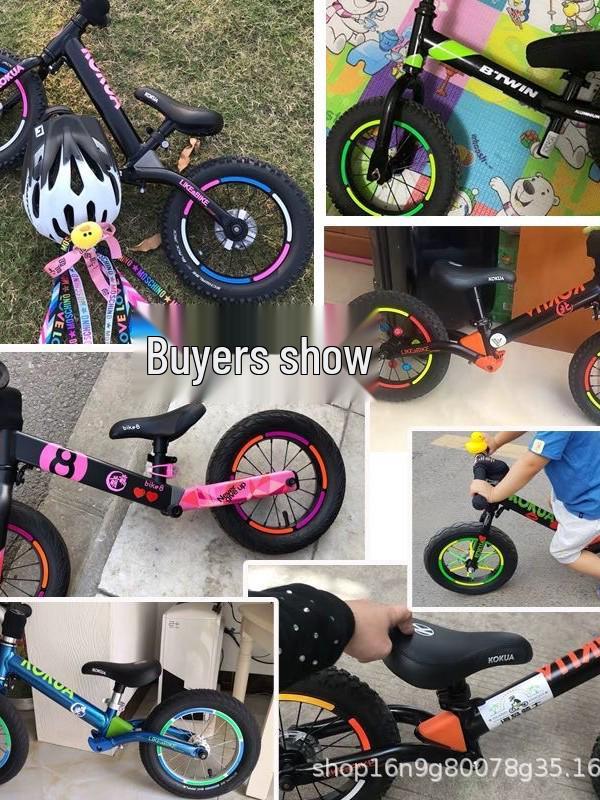 Reflective Sticker Set for Children's Balance Bike and Scooter
