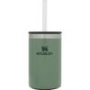 STANLEY Стакан-холодильник Everyday Can Cooler Cup 0,29 л, зеленый, с трубочкой, с вакуумной изоляцией, емкостью 350 мл, нержавеющая сталь, сохраняет банки теплыми и прохладными (Настоящая Япония)