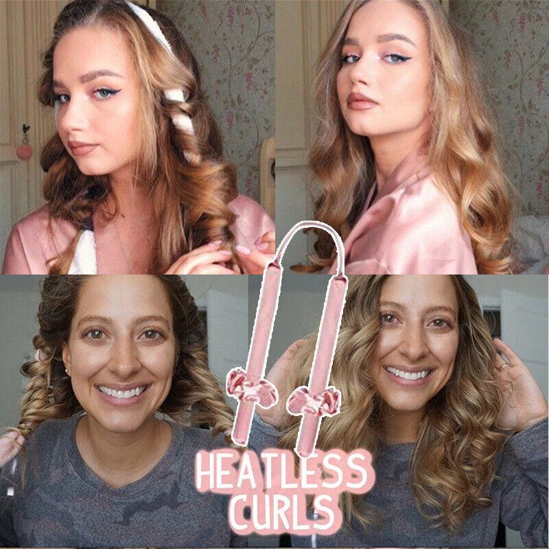 DIY Hair Curlers Heatless Curling Rod Soft Headband No Heat Wave Form Women Girl