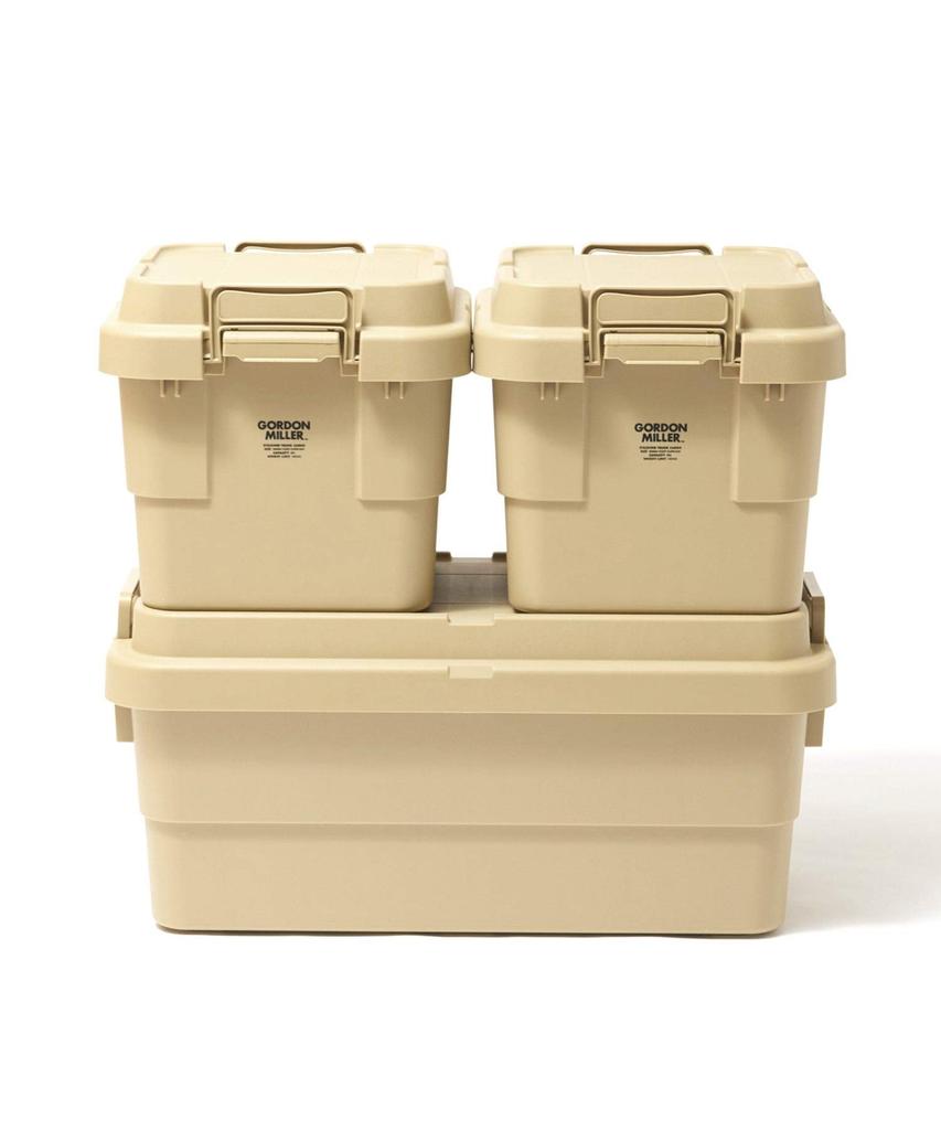 Gordon Miller Автомобильный 30 л Штабелируемый Ящик для хранения груза Органайзер Койот Бежевый с крышкой Для сидения на открытом воздухе Большой вместимости 1628752