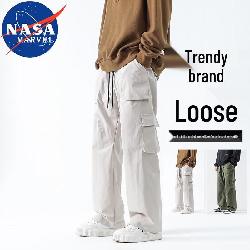NASA MARVEL Men's Loose-Fit Cargo Pants