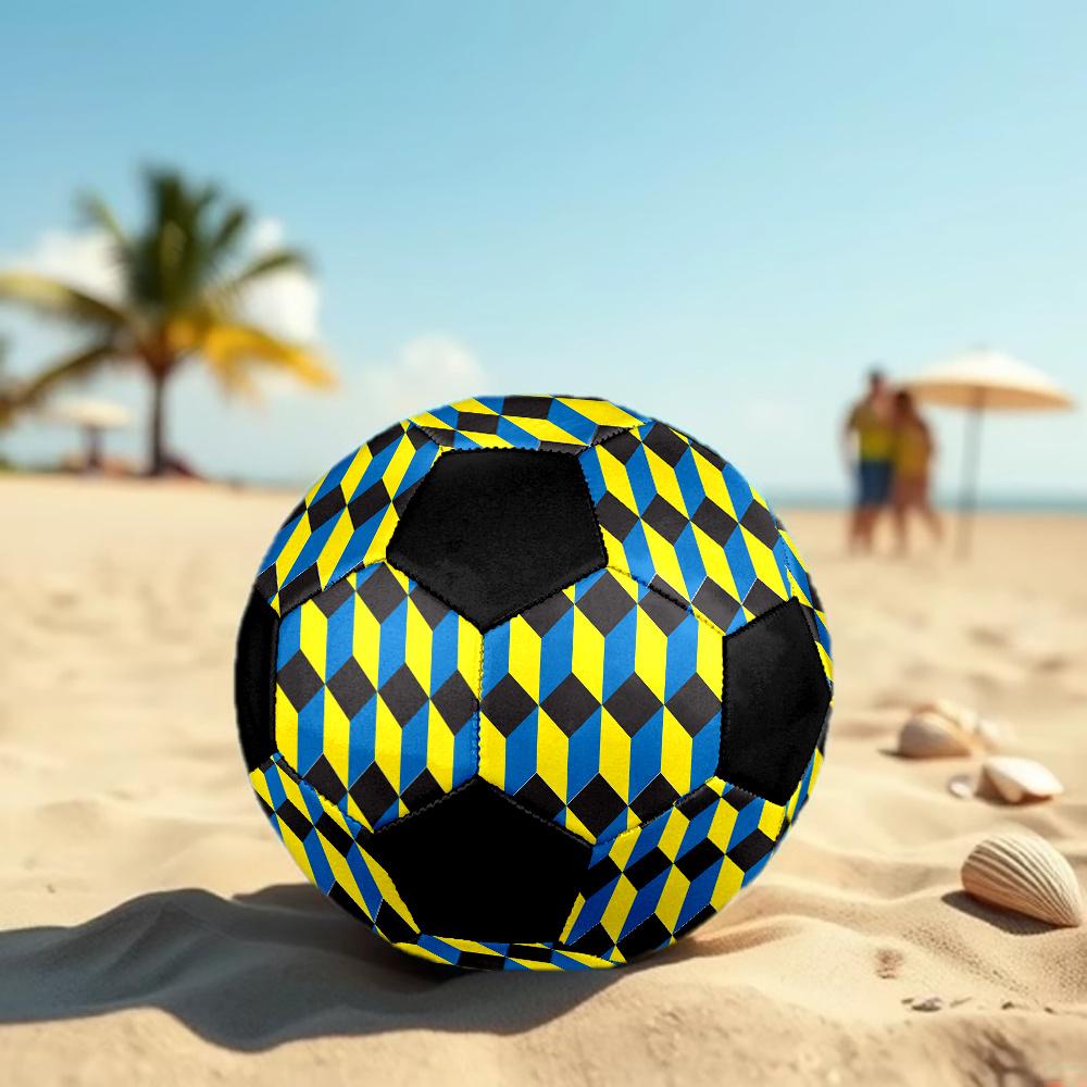 1pc Geometric Outdoor Sports Football, Size 5, Comfortable And Durable Feel,Gift yy99