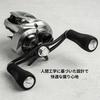 KindWave Reel Handle Shaft 100mm Total Length 110mm EVA Knob Aluminum Alloy Daiwa Abu Shimano Compatible Gunmetal