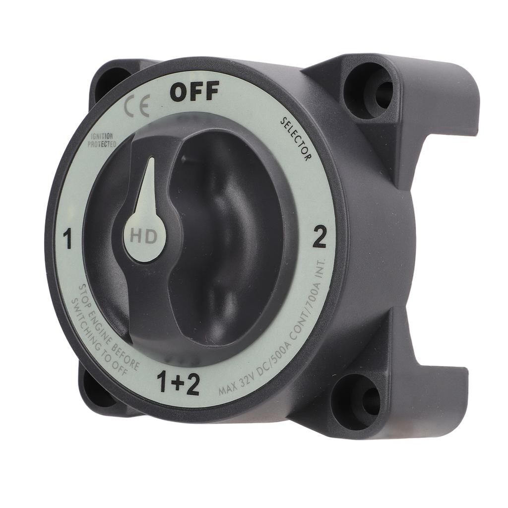 500A морской выключатель аккумулятора, мощный 4-позиционный переключатель аккумулятора для автодома