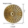 Golden Wall Decoration Pendant Nordic Light Luxury Round Wall Hanging Decor Metal Irregular Disc Wrought Iron Room Home Decor