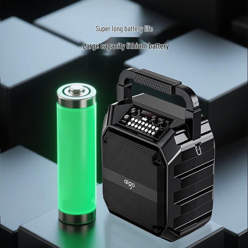 Bluetooth-колонка Aigo T52, китайская вилка (адаптер в комплекте)