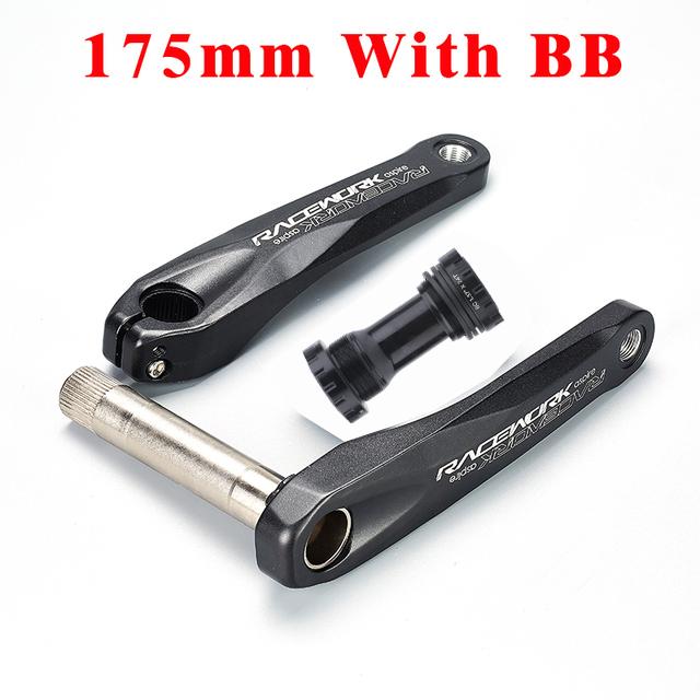 Набор шатунов RACEWORK GXP Mtb, моноплатные шатуны для велосипеда, встроенная свеча Pe 1 Crown, горный велосипед, Hollowtech, соединение