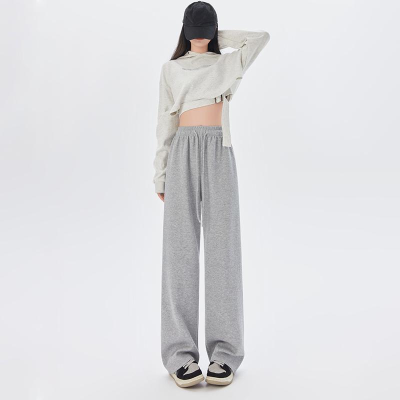 Спортивные штаны для бега, женские широкие мешковатые брюки, весенние летние женские брюки большого размера с высокой талией, женские спортивные штаны, брюки