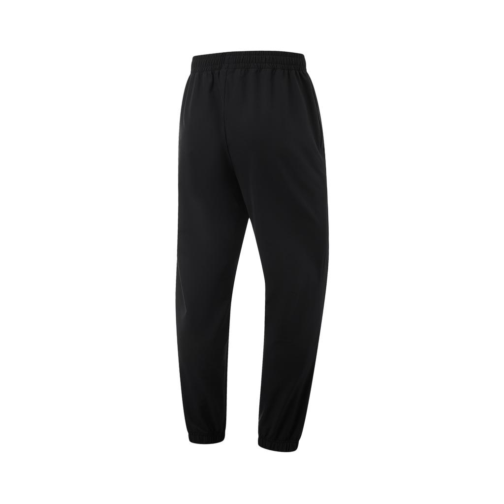 Li-Ning Water-Resistant Cuffed Mid-Rise Sports Pants Men Bottoms Black AYKV059-1