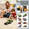 Simulation Alloy Excavator Children's Excavator Engineering Vehicle Toy Boy Baby Bulldozer Toy Car