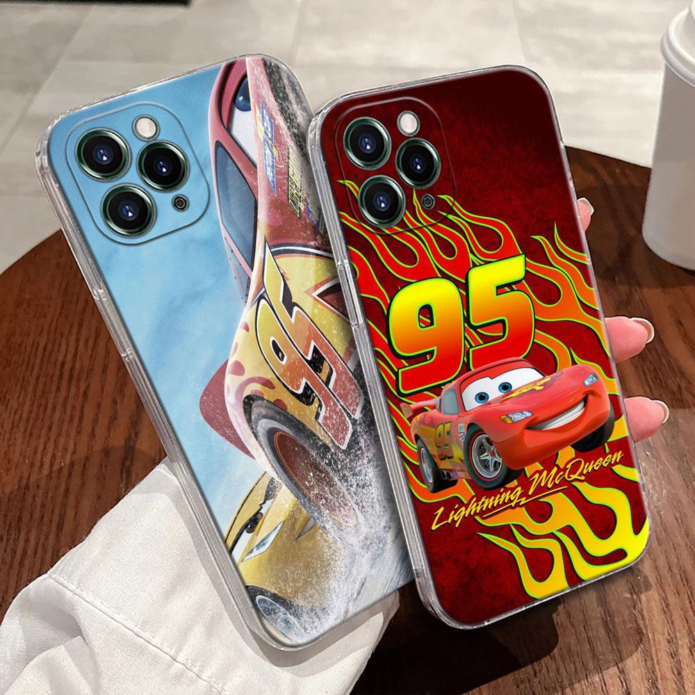Мультяшный чехол для телефона 95 Молния МакКуин Тачки Для iPhone 17 Pro Max 17E 11 12 13 14 15 16 Pro Max Plus 17 Air 16E 7 XS Мягкий чехол