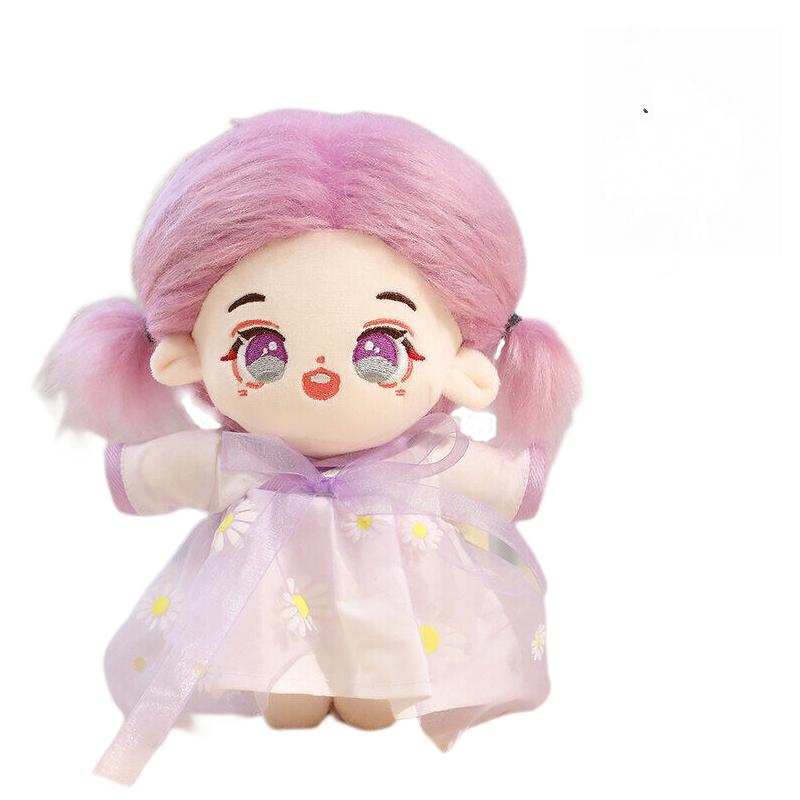 Плюшевая игрушка, резинка для волос, хлопковая кукла для девочки, 23 см