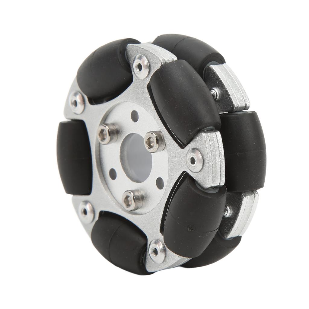 60mm Robot Omni Wheel Aluminium Alloy 360 Degree Rotation Robot Omni Wheel Replacement for Upgrade