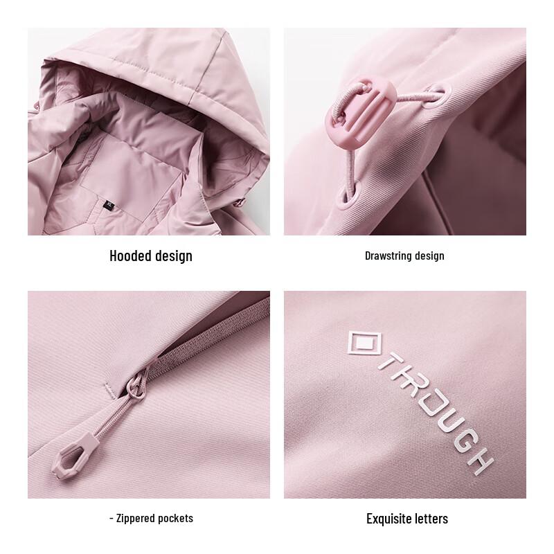 ROMON Men's Winter Padded Hooded Outdoor Jacket