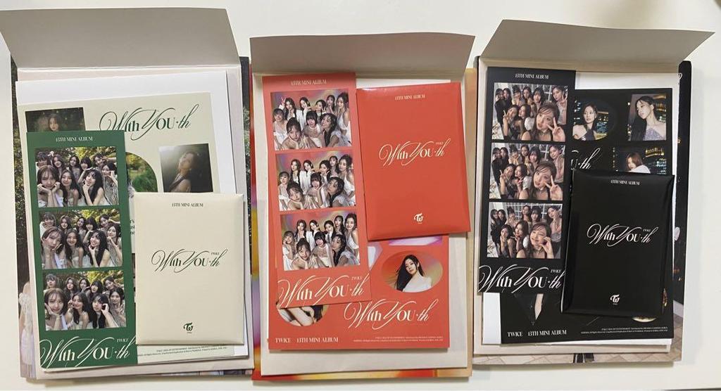 [USED] TWICE With YOU-th US Limited Autographed Postcard