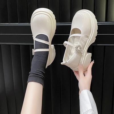 Туфли женские 2024 Mary Janes женские туфли на высоком каблуке модные туфли на каблуках женские туфли на платформе с пряжкой и круглым носком женские