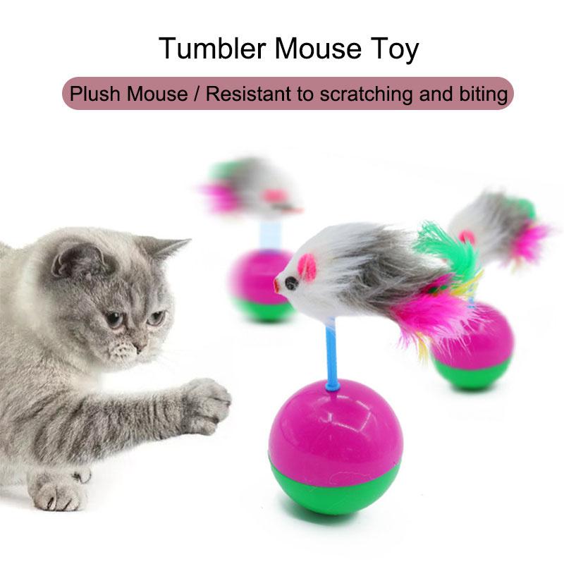 Игрушки для кошек Tumbler Mouse Игрушки для домашних животных Игрушка Roly Poly