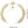 Gold Baroque Crown Star Tiara Headdress Fashion Glory Headband  Character Dress Up