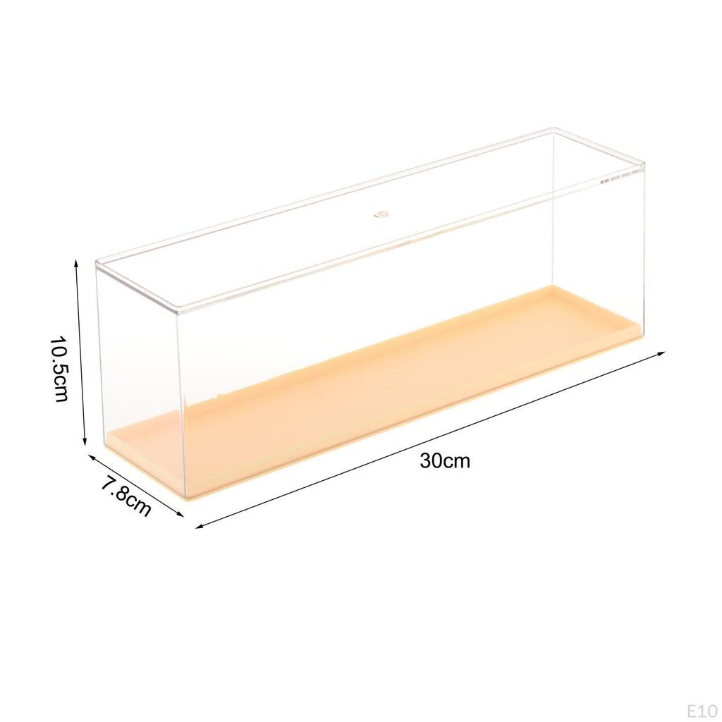 Clear Display Case Figure Storage, Stackable Storage Box, Showing Cabinet for Model,